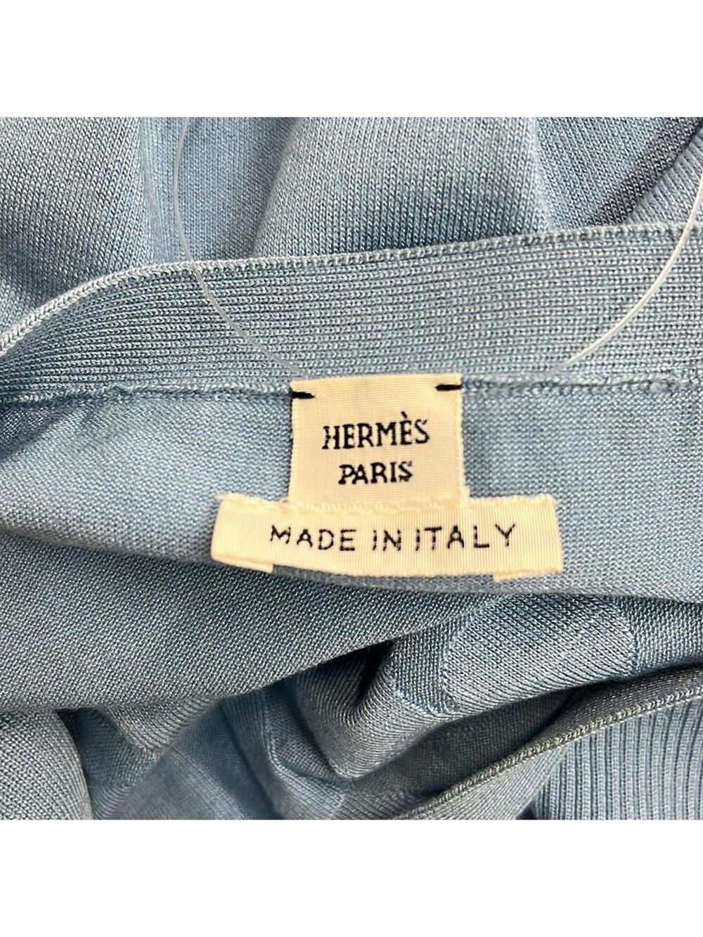 Hermes Light Blue Women's Sweater #334492H74B - Picture 3 of 5